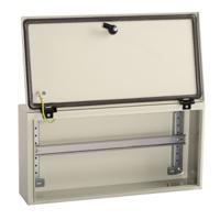 nsys3db25515 Schneider Electric PanelSet S3D Series Steel Wall Box, IP66, 250 mm x 500 mm x 150mm