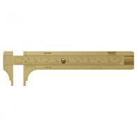 214301 Vogel  80mm Metric Depth Gauge, Brass