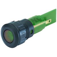 17-381351z EAO 17-38 Series Green Panel Mount Indicator, 24, 16.2 Mounting Hole Size, Plug-In Termination, IP40, IP65