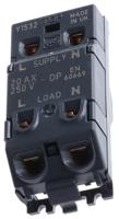 56896-blk MK Electric 1 Way Black Rocker Switch Grid Module 20A, Grid Plus Series
