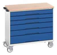 1692705411 Bott 6 Drawer Steel Wheeled Tool Cabinet