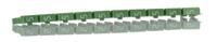 561-05045-wic3-pa66-gn HellermannTyton WIC3 Snap On Cable Markers, Green, Pre-printed "5", 4.3 → 5.3mm Cable, 561-05045 WIC3-PA66-GN