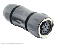 utgx6jc12e8s Souriau Sunbank by Eaton Circular Connector, 8 Contacts, Cable, Standard Connector, Plug, Female, IP68, IP69K, UTGX
