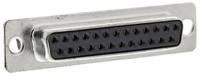 l77d-b25s-st Amphenol Communications Solutions 25 Way Cable Mount D-sub Connector Socket, 2.76mm Pitch
