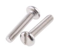 189-406 RS PRO Slot M4 Pan A4 316 Stainless Steel Machine Screws DIN 85 x 20.0mm