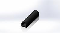 175-2584 RS PRO Black EPDM  Edging Strip, 20m