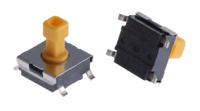 b3fs-1052 Omron Plunger Tactile Switch, SPST 50 mA @ 24 V dc 4.7mm Through Hole