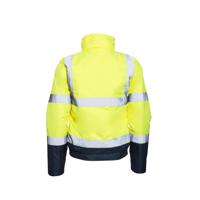 hvflays Active Gear HVFLAY Navy/Yellow Unisex Hi Vis Jacket, S