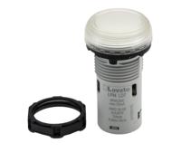 lpmld7 Lovato, LPML, Panel Mount Clear LED Pilot Light, 22mm Cutout, IP66, IP67, IP69K, Round, 48V