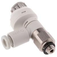 as1201fs-m5-04 SMC AS Series Threaded Speed Controller, M5 x 0.8 Male Inlet Port x 4mm Tube Outlet Port