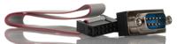 182-8919 RS PRO Male 10 Pin IDC to Male 9 Pin D-sub Serial Cable, 300mm PVC