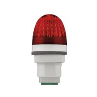 222-2437 RS PRO Red Steady Beacon, 12 V ac/dc, 24 V ac/dc, Panel Mount, LED Bulb, IP66
