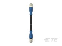 t4162123004-001 TE Connectivity Male/Female 4 way M12 to 4 way M12 Sensor Actuator Cable, 500 mm