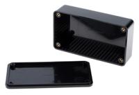 bim200313-blkblk CAMDENBOSS 2000 Series Black ABS Enclosure, IP54, Black Lid, 112 x 62 x 31mm