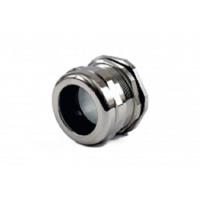 1427bcgpg42 Hammond 1427BCG Series Grey Nickel Plated Brass Cable Gland, PG42 Thread, 32mm min., 38mm max., IP68