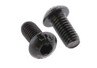 281-293 RS PRO Black, Self-Colour Steel Hex Socket Button Screw, ISO 7380, M6 x 12mm