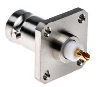 r141404000w Radiall R141 Series, Jack Flange Mount BNC Connector, 50Ω, Solder Termination, Straight Body