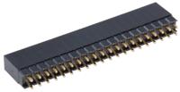 m20-6112045 HARWIN Straight Through Hole Mount PCB Socket, 40-Contact, 2-Row, 2.54mm Pitch, Solder Termination