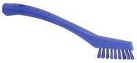 44018 Vikan Extra Hard Bristle Purple Scrubbing Brush, 15mm bristle length, PET bristle material