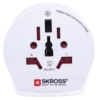 821-1242 SKROSS Australia, China, Europe, Italy, Switzerland, UK, USA to Europe, UK Travel Adapter, Rated At 7A