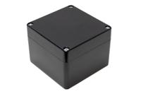 1590zgrp121bk Hammond 1590ZGRPBK Series Black Fibreglass Reinforced Polyester Enclosure, IP66, 120 x 121 x 91mm