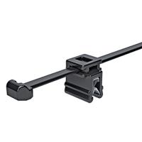 150-02404-t50rosec4a-pa66hspa66hirhs-bk HellermannTyton Cable Tie, 200mm x 4.6 mm, Black Nylon, Pk-100