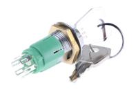 hrl-5-m-s-2-rs Lorlin Key Switch, DPDT, 1 A @ 24 V dc 2-Way Common-Key