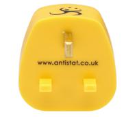 218-642 RS PRO Earth Bonding Plug With 10 mm Stud, Banana Socket x 2