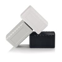 192-0729 RS PRO Grey ABS Enclosure, Grey Lid, 31.5 x 56.5 x 27.2mm