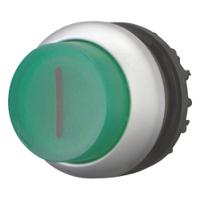 70011277-m22-dlh-g-x1m22-a Eaton RMQ Titan M22 Series Green Illuminated Momentary Push Button Head, 22mm Cutout, IP69K