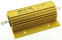 hs100-1k-j Arcol, 1kΩ 100W Wire Wound Chassis Mount Resistor HS100 1K J ±5%