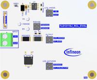 tld1211sjevaltobo1 Infineon TLD1211SJEVALTOBO1, TLD1211SJ_EVAL LED Driver Evaluation Board for LITIX™ Linear TLD1211SJ