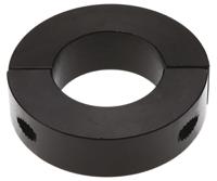 046201030 Huco Shaft Collar, Two Piece, Clamp Screw, Bore 30mm, OD 54mm, W 15mm, Steel