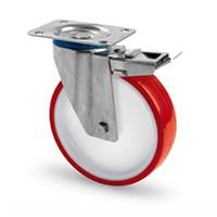 149-288 RS PRO Swivel Castor Wheel, 120kg Capacity, 100mm Wheel