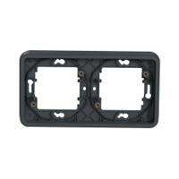 mur34101 Schneider Electric Grey 2 Gang Plug Socket, Indoor, Outdoor Use