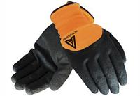 97011100 Ansell ActivArmr 97-011 Black, Orange Acrylic, Polyester Polyester (Liner), Acrylic Work Gloves, Size 10, Nitrile