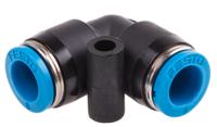 qsl-8 Festo QSL Series Elbow Tube-toTube Adaptor, Push In 8 mm to Push In 8 mm, Tube-to-Tube Connection Style, 153072