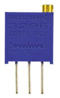 3296w-1-104lf 100kΩ, Through Hole Trimmer Potentiometer 0.5W Top Adjust Bourns, 3296