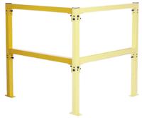 134-190 RS PRO Yellow Steel Safety Railing