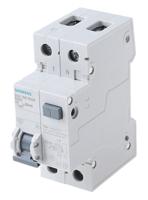 5su1356-7kk06 Siemens RCBO, 6A Current Rating, 1P+N Poles, 30mA Trip Sensitivity, Type C, Sentron Range