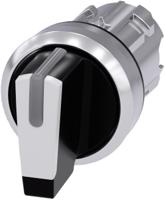3su1052-2bp60-0aa0 Siemens SIRIUS ACT 3SU10 Series 3 Position Selector Switch Head, 22mm Cutout, Black Handle