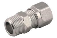 231-2733 RS PRO 69480 Series Straight Fitting, BSP 1/8 Male to Push In 6 mm, Threaded-to-Tube Connection Style