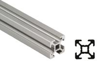 38429907202000 Bosch Rexroth Silver Aluminium Profile Strut, 30 x 30 mm, 8mm Groove, 2000mm Length