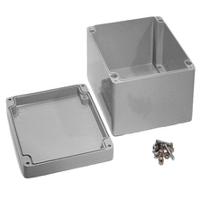 1590z231gy Hammond 1590Z Series Grey Die Cast Aluminium Alloy Enclosure, IP68, Flanged, Grey Lid, 230 x 200 x 110mm