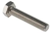 190-406 RS PRO Stainless Steel, Hex Bolt, M10 x 50mm
