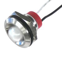 pl19sl165 CML Innovative Technologies PL19SL Series White Panel LED, 110V, 19mm Mounting Hole Size, Lead Wires Termination, IP67