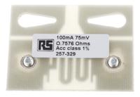 shr100ma75 HOBUT Plate Shunt, 100 mA Max, 75mV Output, ±1.5 % Accuracy