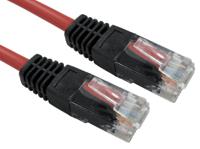266-2684 RS PRO, 2m Cat5e, Red RJ45 to Male RJ45 Male, UTP Unshielded, Terminated PVC Sheath