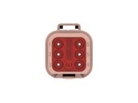 dt04-6p-te09 TE Connectivity, DT04-6P Automotive Connector Plug Brown Cable 6 Way, Cable Termination DT04-6P-TE09