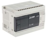 fx3g-40mt-dss Mitsubishi Electric FX3G Series Logic Module, 12 → 24 V dc Supply, Transistor Output, 24-Input, Sink, Source